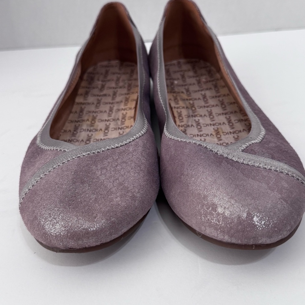 Vionic caroll Purple Flats with Rounded Toe size 9 - Picture 3 of 9